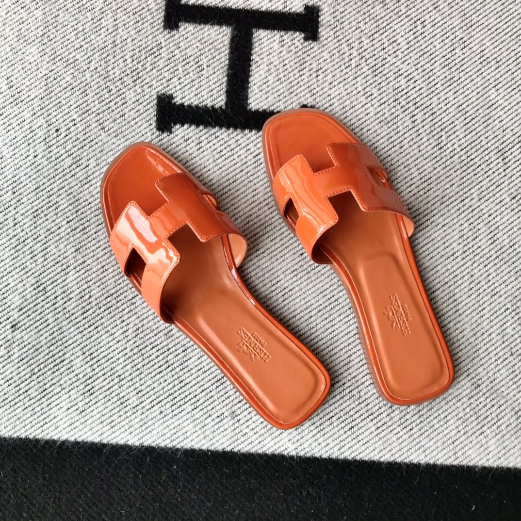 에르메스 올수공 오란 슬리퍼 샌들 페이던트 28